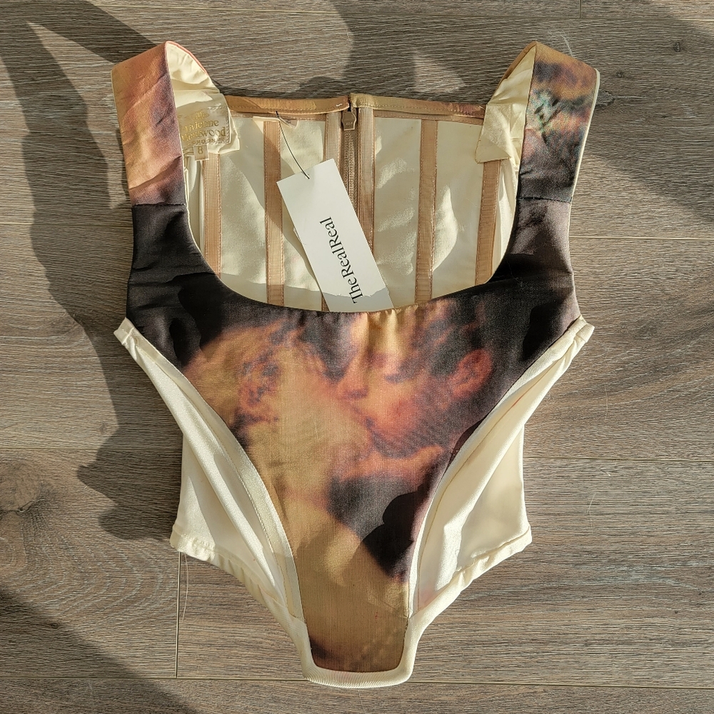 Vivienne Westwood corset vintage portrait